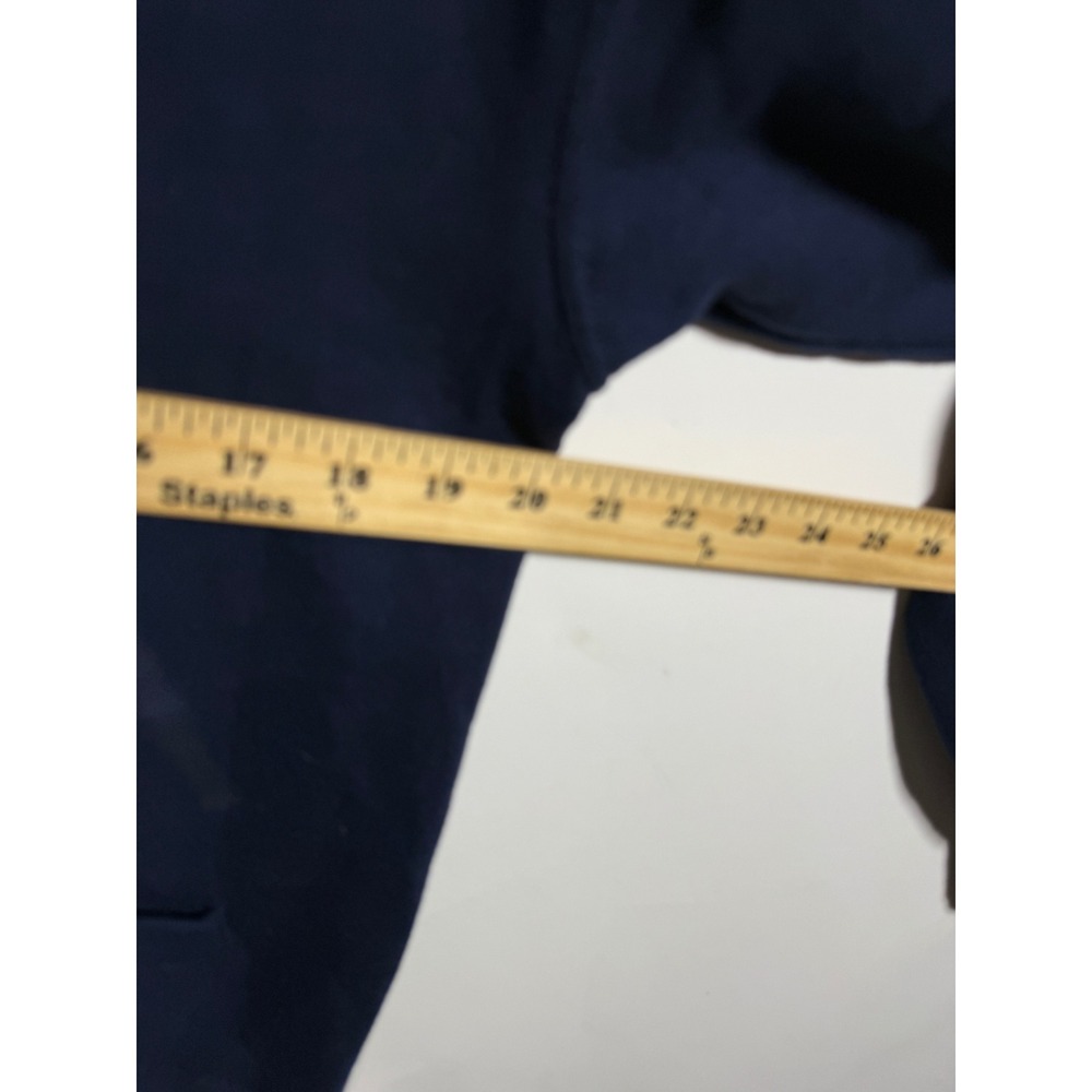 Soffe US Navy Hoodie Mens Small Blue Yellow Seal Graphic Sweatshirt Made in USA - Picture 7 of 8